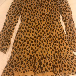 Womens Cheetah print dress